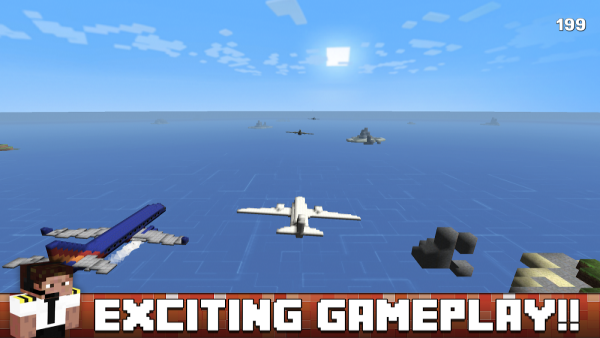 穿梭飛行(Aircraft Survival Block Planes) v1.0.8 安卓版 1