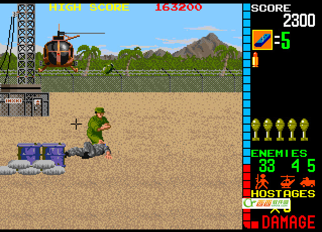 野狼行動街機電腦版(operation wolf) 中文版 0