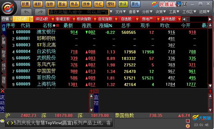 中國民族證券大智慧專業(yè)版
