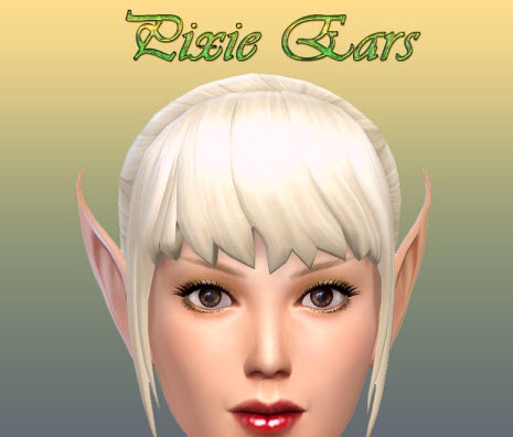 模擬人生4(The Sims 4)精靈尖耳朵MOD 綠色版 0