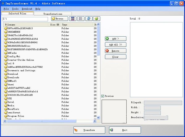 簡單圖片編輯器(ImgTransformer) v1.4 官方版 0