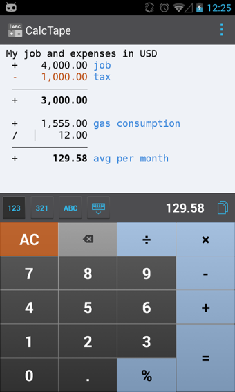 CalcTape Smart Calculator(計(jì)算器) v1.3.1 安卓版 0
