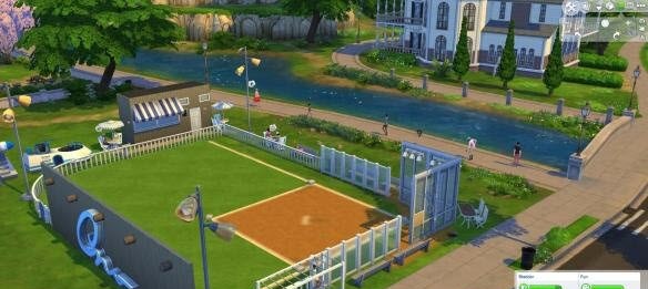 模擬人生4(The Sims4)麥肯內(nèi)斯小型棒球場MOD v1.0 綠色版 2