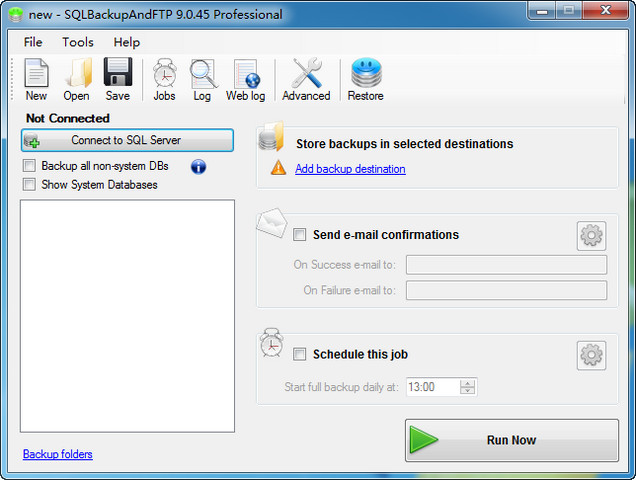免費SQL數(shù)據(jù)庫備份軟件(SQLBackupAndFTP) v10.0.22 官方正式版_支持FTP上傳 0
