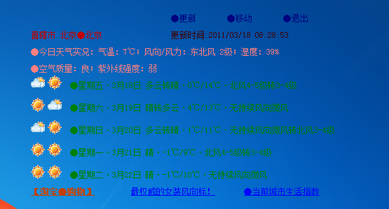 永盛桌面天氣預報 v3.6 免安裝版 0