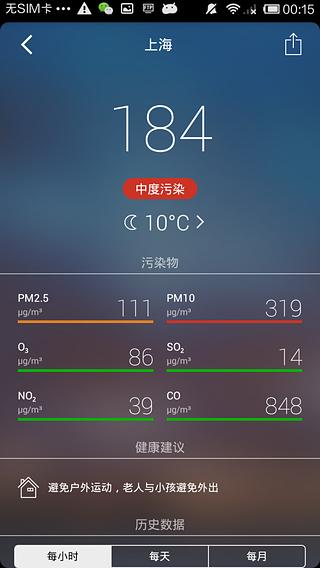 2016年北京空氣質(zhì)量app v3.2.1 安卓版 1