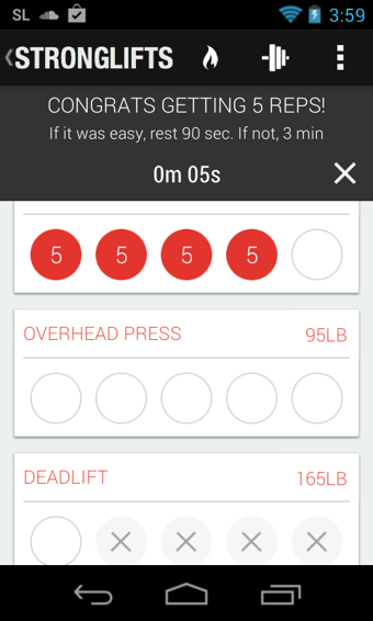 增肌鍛煉(StrongLifts 5x5 Workout) v1.9.4 安卓版 1