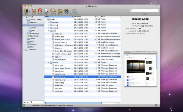 Betterzip(壓縮軟件) for mac v4.0 免費版 0