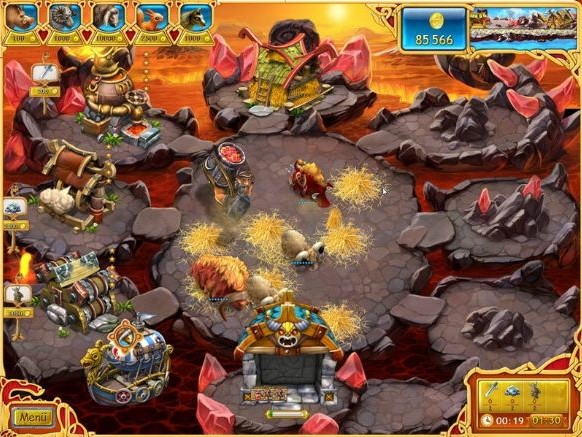 瘋狂農(nóng)場(chǎng)4: 黑爾登最后的維京人(Farm Frenzy 4: Helden der Wikinger )  2