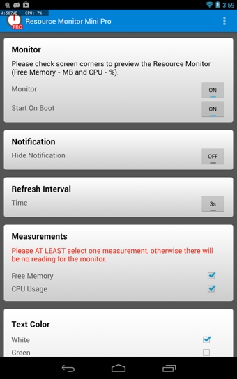 Resource Monitor Mini Pro(手機(jī)迷你資源監(jiān)視器) v1.0.83 安卓版 1