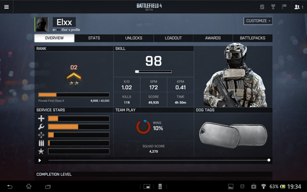 Battlelog(Battlefield游戲交流平臺) v2.5.0 安卓版 0