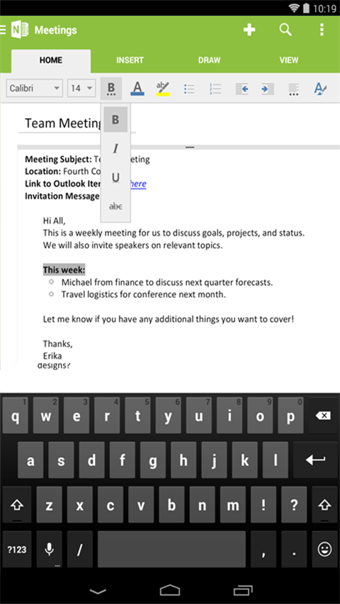 Microsoft Office OneNote記事本 v16.0.17328.20250 安卓版 0