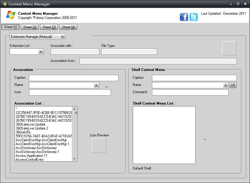 Context Menu Manager