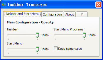 Taskbar Transizer軟件