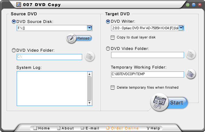 007 DVD Copy(DVD光盤復(fù)制刻錄) v5.85 英文特別版_視頻拷貝加密 0