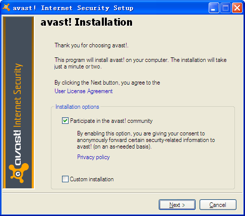Avast! Internet Security(殺毒軟件)0