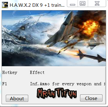 鷹擊長(zhǎng)空2無限子彈修改器 v1.0 綠色版 0