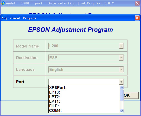 epson l200清零中文版0