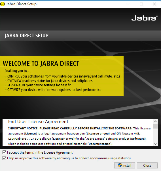 捷波朗藍(lán)牙耳機(jī)驅(qū)動(dòng)(JABRA DIRECT) v3.1 官方最新版 0