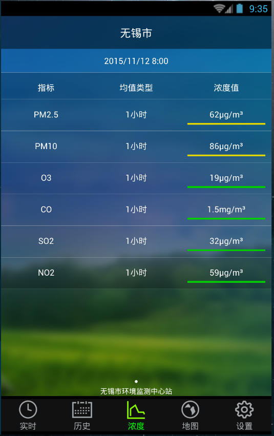 無錫空氣質(zhì)量 v1.2 安卓版 2