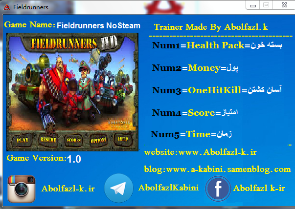 炮塔防御五項修改器 v1.0 Abolfazl.k版 0