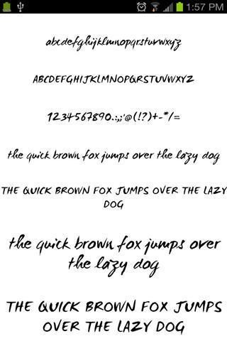 鉛筆字體包(Pencil Fonts) v3.2.2 安卓版 2