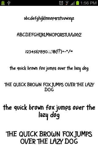 鉛筆字體包(Pencil Fonts) v3.2.2 安卓版 3
