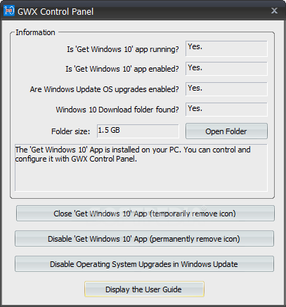 GWX控制面板GWX Control Panel v1.4.0.1 免費(fèi)版 0
