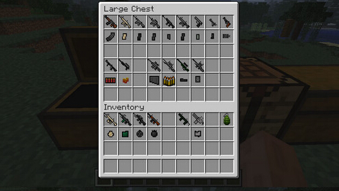 我的世界1.7.2槍械武器mod整合包  0