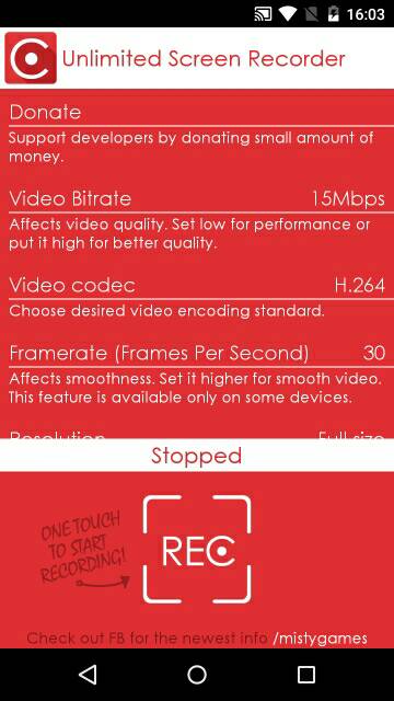 無限視頻錄制工具(Unlimited Screen Recorder) v1.1.0 安卓免費(fèi)版 0