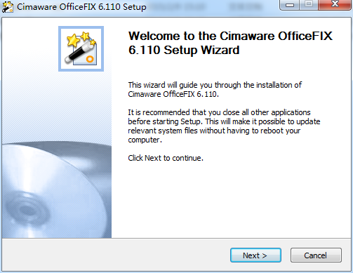 Cimaware OfficeFIX(Office修復工具) v6.110 免費版 0