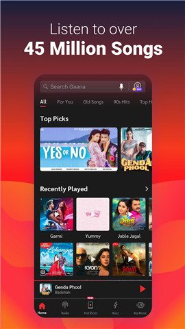 gaana music app v8.26.3 最新版 2
