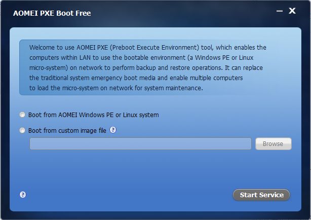 AOMEI PXE Boot Free(PXE系統(tǒng)維護(hù)工具) v1.0.1 官方最新版 0