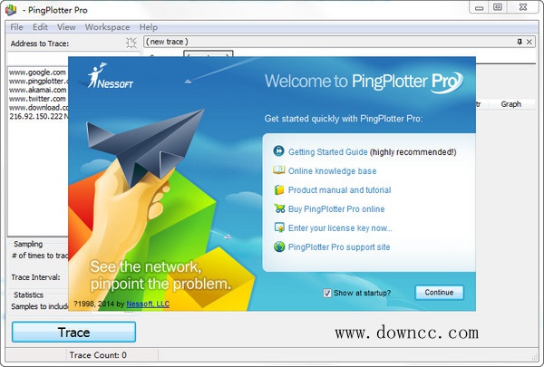 Pingplotter Pro(網(wǎng)址追蹤) v4.11.2 官方最新版 0