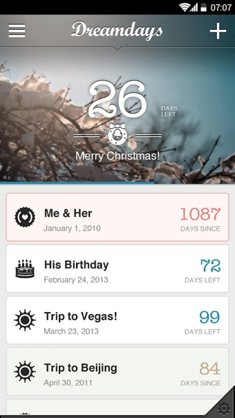夢(mèng)想倒計(jì)時(shí)(Dreamdays Countdown) v1.0.2 安卓版 0