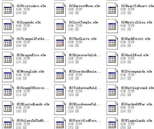 60張好玩的經(jīng)典魔獸地圖包0
