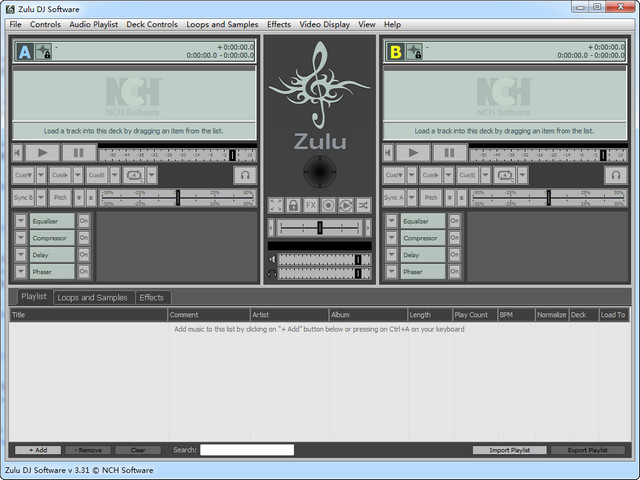 音樂混音軟件(Zulu DJ Software) v3.34 官方版 0