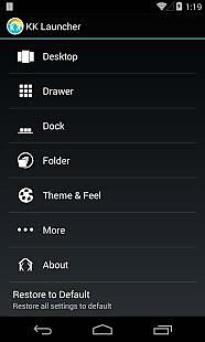 KK桌面 v7.2 安卓高級(jí)漢化版_kk Launcher 1