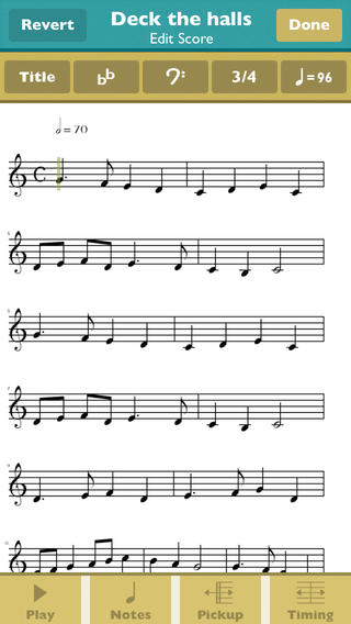 聽聲寫樂譜iPhone版(ScoreCloud Express) v2.5..5 蘋果版 3