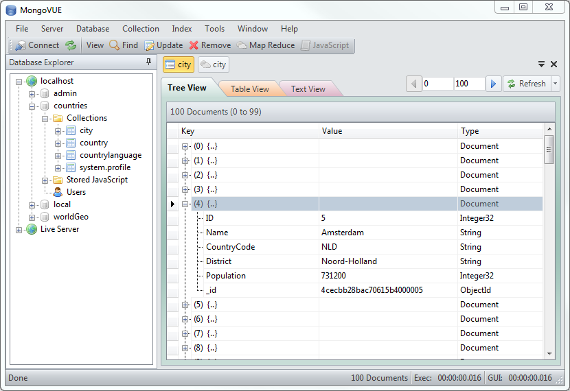 MongoVUE(MongoDB客戶端工具) v1.6.9 官方特別版 0