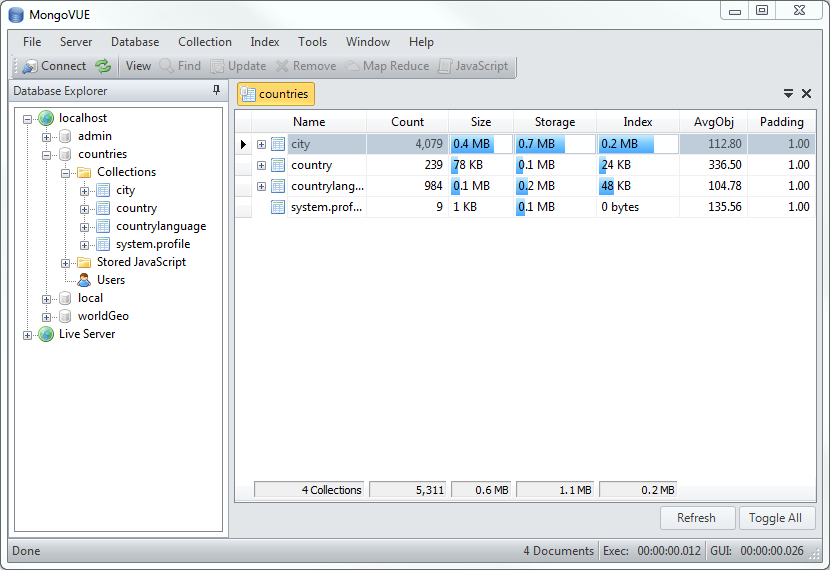 MongoVUE(MongoDB客戶端工具) v1.6.9 官方特別版 1