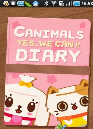 粉可愛(ài)日記本(Canimals Diary) v1.0 安卓版 0