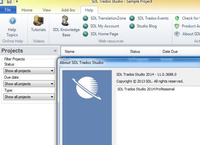 SDL Trados Studio 2014 SP1(塔多思2014) v11.1.4085  0