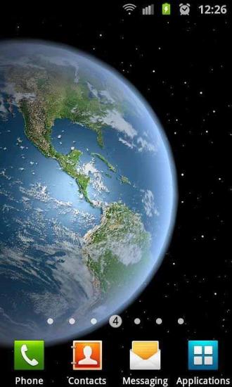 3D高清地球旋轉(zhuǎn)動(dòng)態(tài)壁紙(Earth HD Deluxe Edition) v3.5.0 安卓版 2