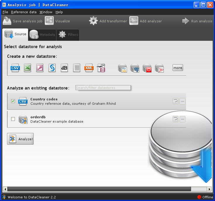 數(shù)據(jù)庫分析工具(datacleaner) v2.5.1 綠色免費(fèi)版 0