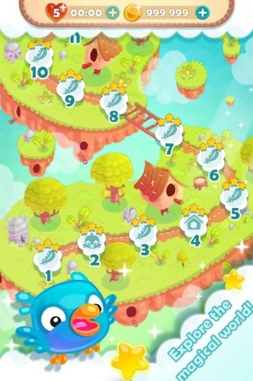 沉睡的翅膀(Sleepy Wings) v1.25 安卓版_小鳥(niǎo)消除 1