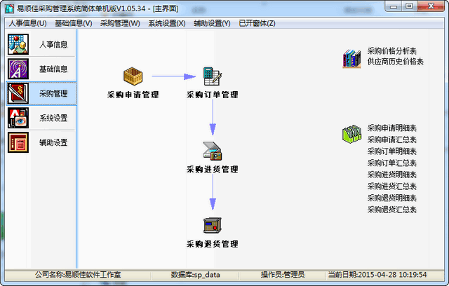 易順佳采購(gòu)管理系統(tǒng)