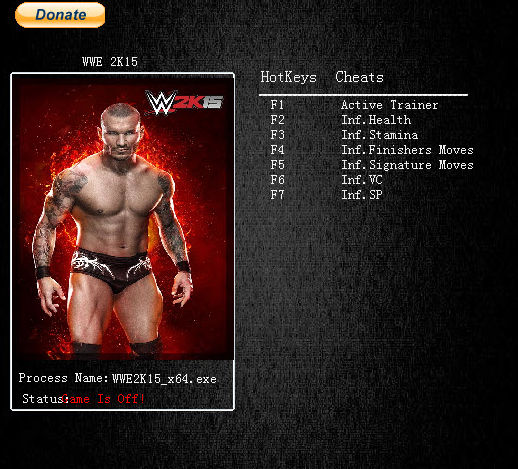 WWE2k15六項(xiàng)屬性修改器 v1.0 官方版 0