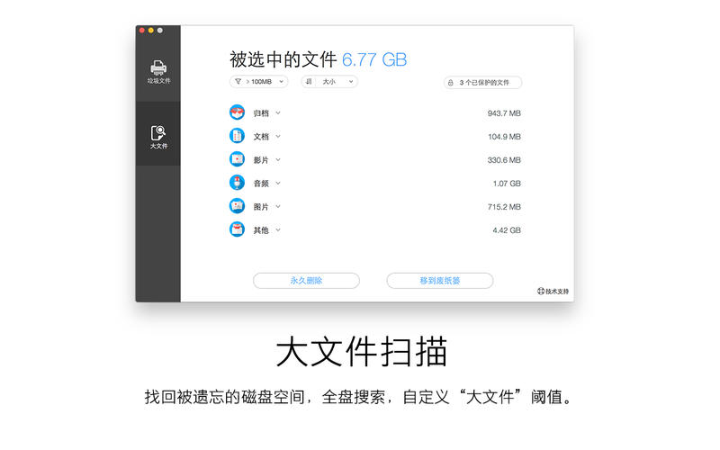 Dr. Cleaner for mac(蘋果磁盤清理工具) v2.0.0 官方版 1