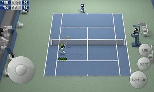 火柴人網(wǎng)球中文版(Stickman Tennis) v1.0 安卓版 1
